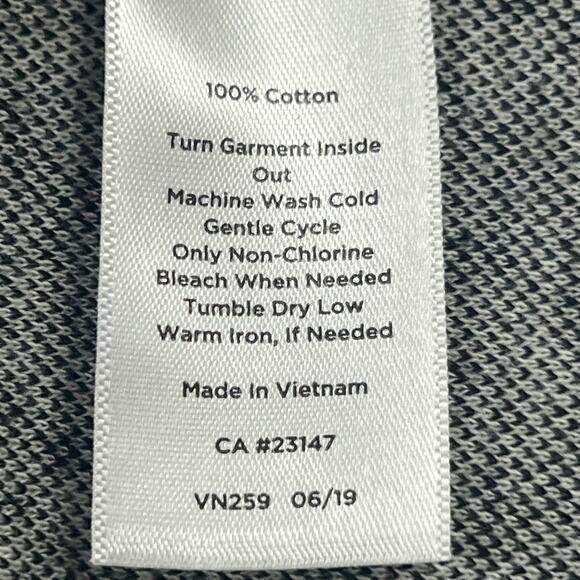 Talbots Size S Cotton Mockneck Stripe Fair Isle Half Zip Pullover Sweater - Picture 11 of 11